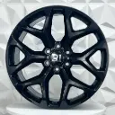 RIN 22X9 6-139.7 R1 SPORT SNOWFLAKE BLACK ET31 CB78.1