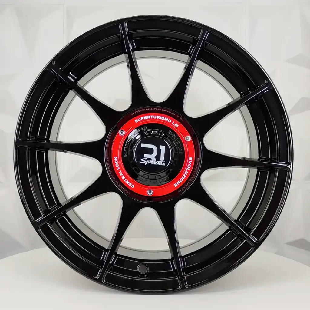 RIN 15X7 5-100 R1 SPORT DX674 BLACK  ET30 CB73.1 