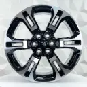 RIN 17X8 6-114.3 R1 SPORT F7604 BLACK MACHINED FACE ET30 CB66.1