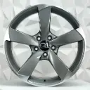 RIN 18X8 5-112 R1 SPORT 5069 GUNMETAL MACHINE LIP ET45 CB66.6