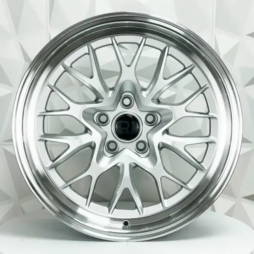 [202578F] RIN 20X9 5-114.3 R1 SPORT R009 SILVER MACHINE LIP ET30 CB73.1